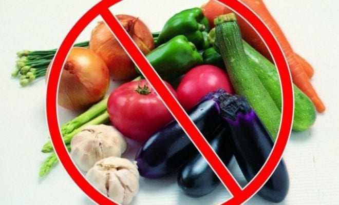 Запрет овощей
