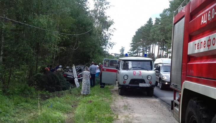 В Кирове "Волга" врезалась в столб: водитель погиб на месте