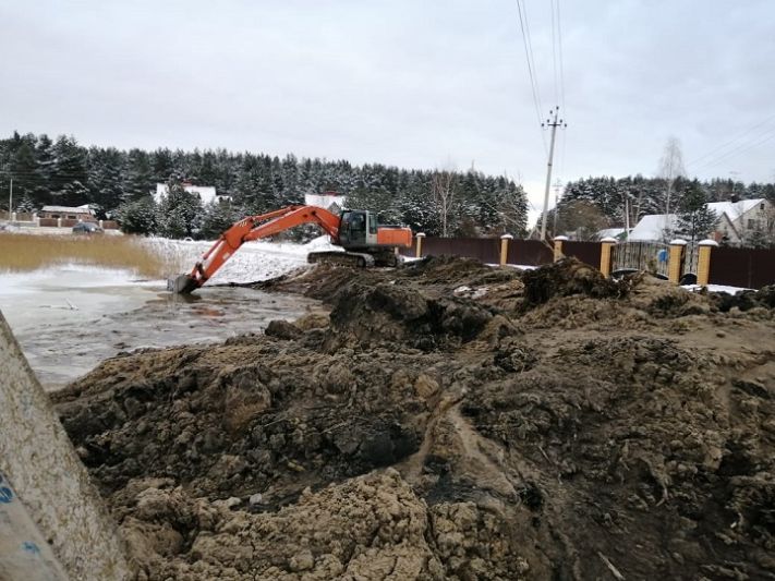 Депутат Заксобрания помог жителям села Дворцы решить вопрос с очисткой пруда