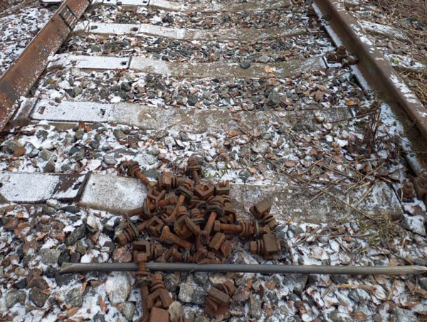 Двое калужан похитили 3 тонны металла с железной дороги