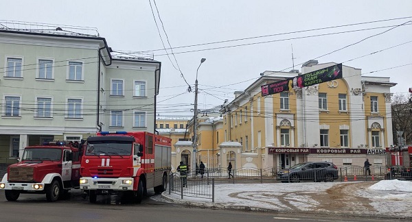 На Достоевского в Калуге сгорело помещение кафе