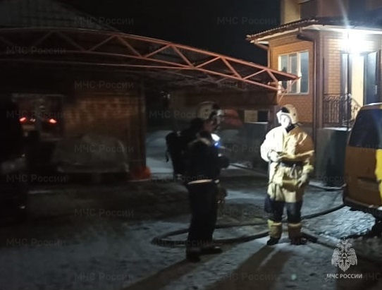 В Калужской области за сутки произошёл пожар в трёх жилых домах