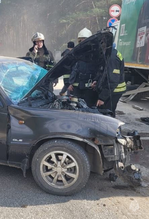 В Калуге в ДТП с грузовиком пострадал 85-летний водитель «Дэу»