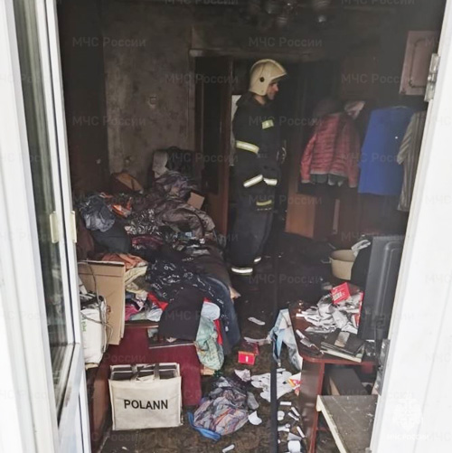 В Обнинске при пожаре в квартире погибла 44-летняя женщина